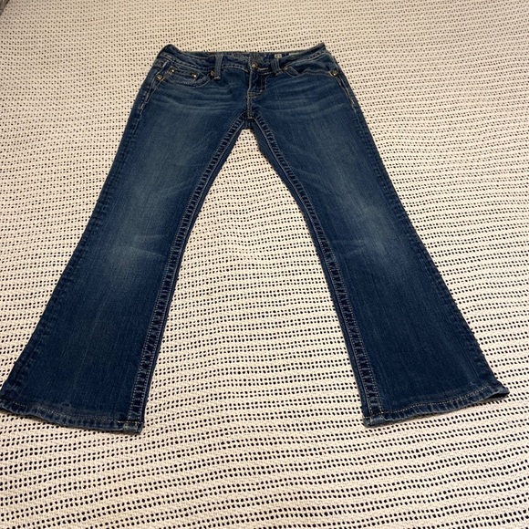 Miss Me Jeans - Size 27 x 26” - Tag says boot - these were hemmed Preloved - Picture 5 of 10
